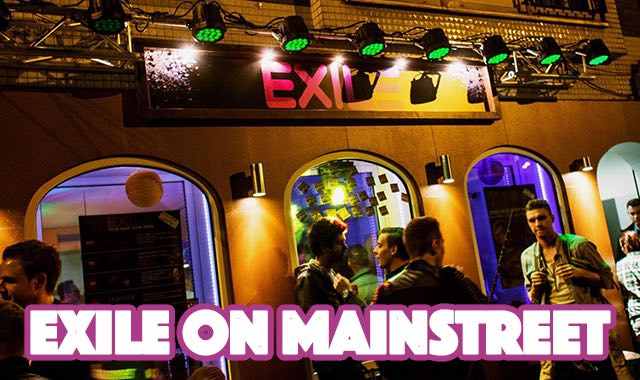 Der schwule Tanzclub Exile in der Schaafenstraße