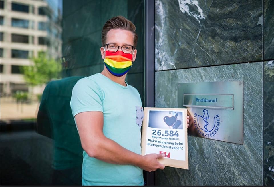 Andy Szanb - Initiator der Petition gegen die Diskriminierung schwuler Männer bei der Blutspende