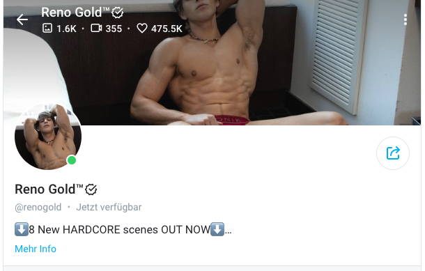Reno Gold - Freizügig auf Onlyfans