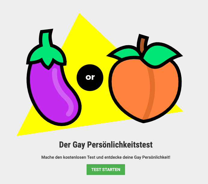 Mach den Gay Test
