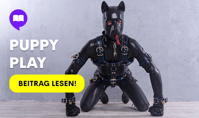 Puppy Play im Gay Magazin
